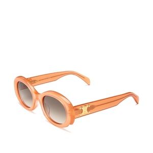 Celine Triomphe Sunglasses, 52”MM in orange gradient
